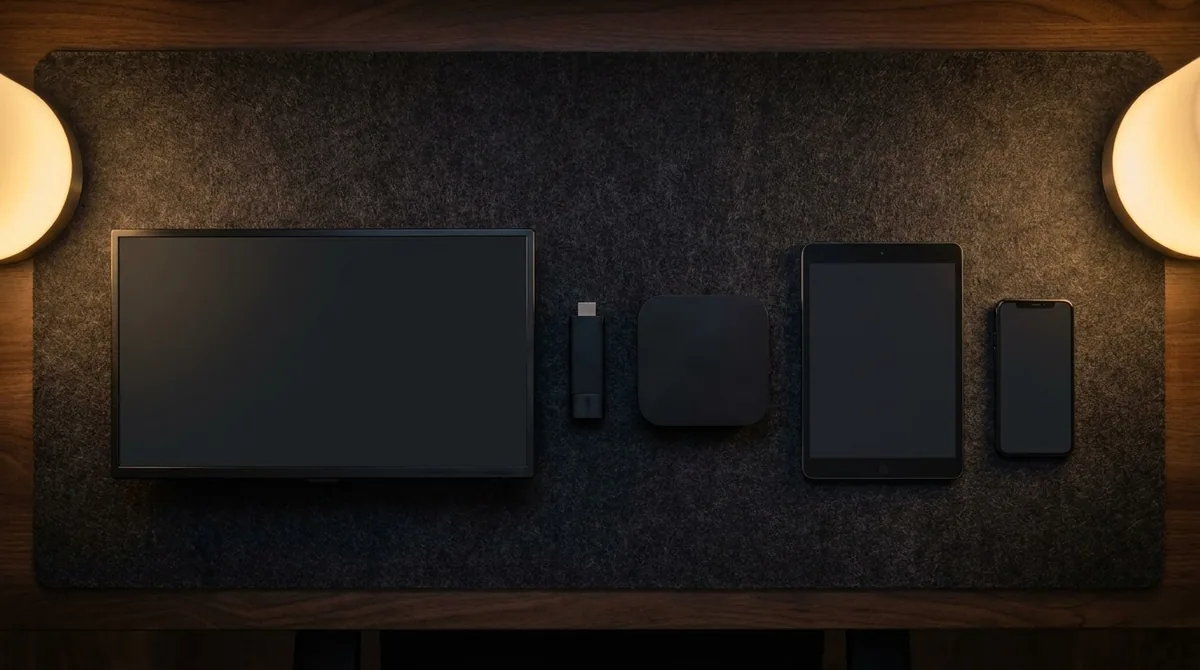 IPTV kaufen: der Zugang läuft auf Smart TV, Fire TV Stick, Android Box, Tablet und Handy